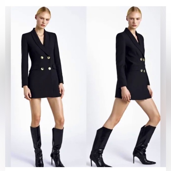 Zara Dresses & Skirts - ZARA blazer dress in black size small